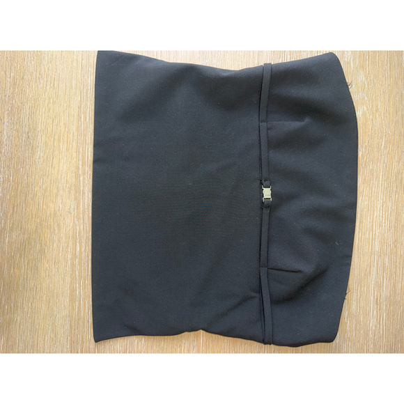 Zara Tops - Zara Black Strapless Tube Top with Buckle Strap